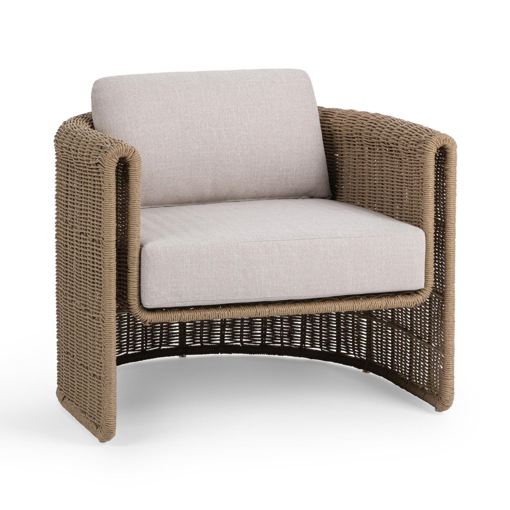Rami Natural Outdoor Accent Chair - Ornate Home