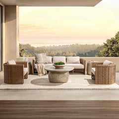 Rami Natural Outdoor Sofa - Ornate Home