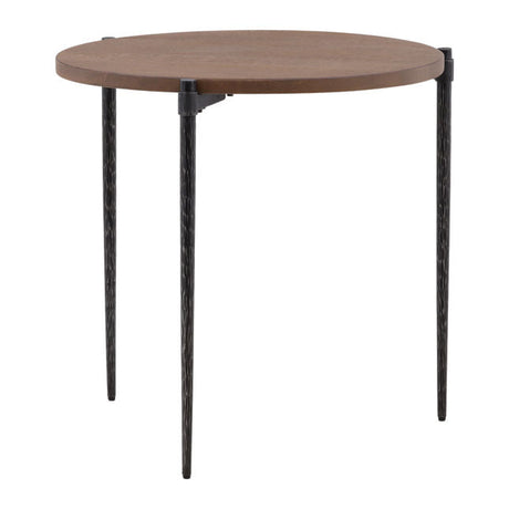Ramirez Brown/Black Side Table - Ornate Home