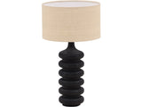 Ramiro Black/Beige Table Lamp - Ornate Home
