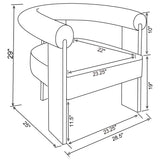 Ramona Boucle Upholstered Accent Side Chair - Ornate Home