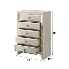 Ramondi Antique White Chest - Ornate Home