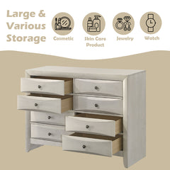 Ramondi Antique White Dresser - Ornate Home