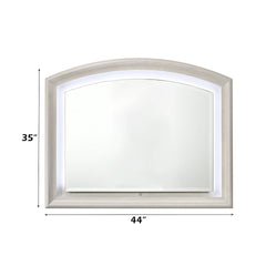 Ramondi Antique White Mirror - Ornate Home