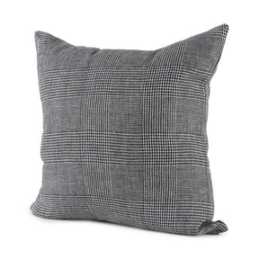 Ramone Black/White 20x20 Fabric Pillow Cover - Ornate Home