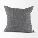 Ramone Black/White 20x20 Fabric Pillow Cover - Ornate Home