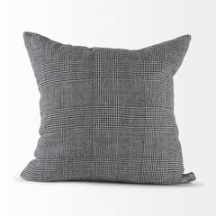 Ramone Black/White 20x20 Fabric Pillow Cover - Ornate Home