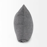 Ramone Black/White 20x20 Fabric Pillow Cover - Ornate Home