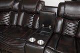 Ramone Brown 3-Piece Power Reclining Sectional - Ornate Home