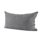 Ramone White/Black 14x26 Fabric Pillow Cover - Ornate Home