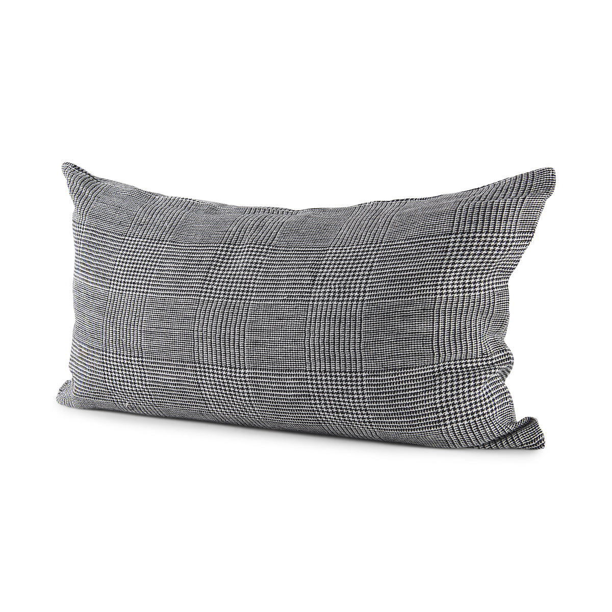 Ramone White/Black 14x26 Fabric Pillow Cover - Ornate Home