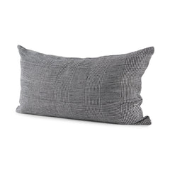 Ramone White/Black 14x26 Fabric Pillow Cover - Ornate Home