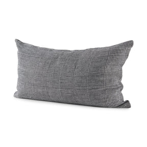 Ramone White/Black 14x26 Fabric Pillow Cover - Ornate Home