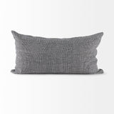 Ramone White/Black 14x26 Fabric Pillow Cover - Ornate Home