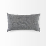 Ramone White/Black 14x26 Fabric Pillow Cover - Ornate Home