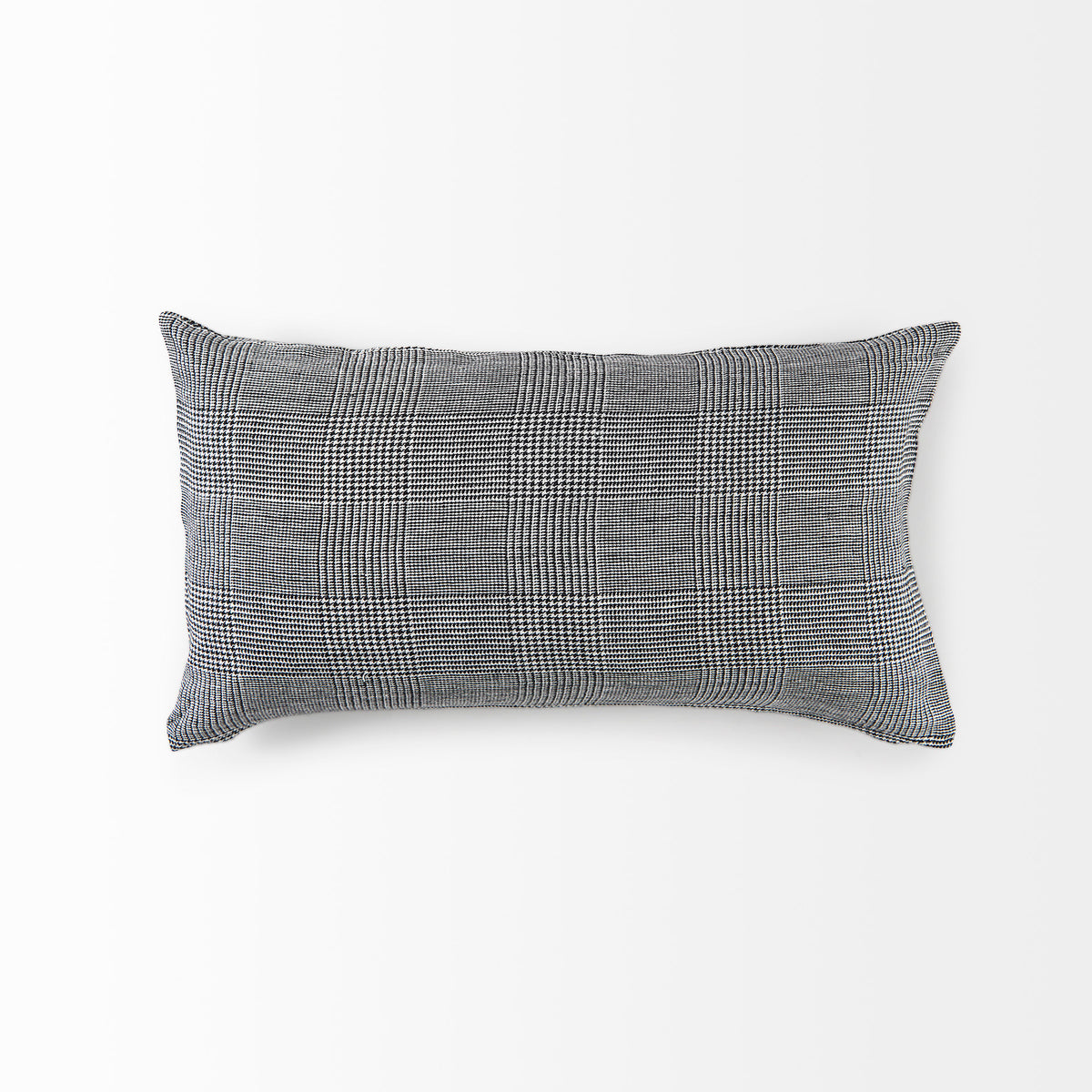 Ramone White/Black 14x26 Fabric Pillow Cover - Ornate Home