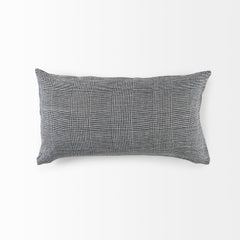 Ramone White/Black 14x26 Fabric Pillow Cover - Ornate Home