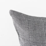 Ramone White/Black 14x26 Fabric Pillow Cover - Ornate Home