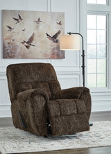 Rampant Chocolate Manual Rocker Recliner - Ornate Home