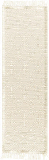 Ramsbury Beige Trellis Wool Rug - Ornate Home