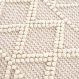 Ramsbury Beige Trellis Wool Rug - Ornate Home