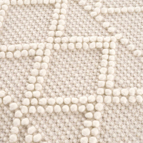 Ramsbury Beige Trellis Wool Rug - Ornate Home