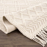 Ramsbury Beige Trellis Wool Rug - Ornate Home