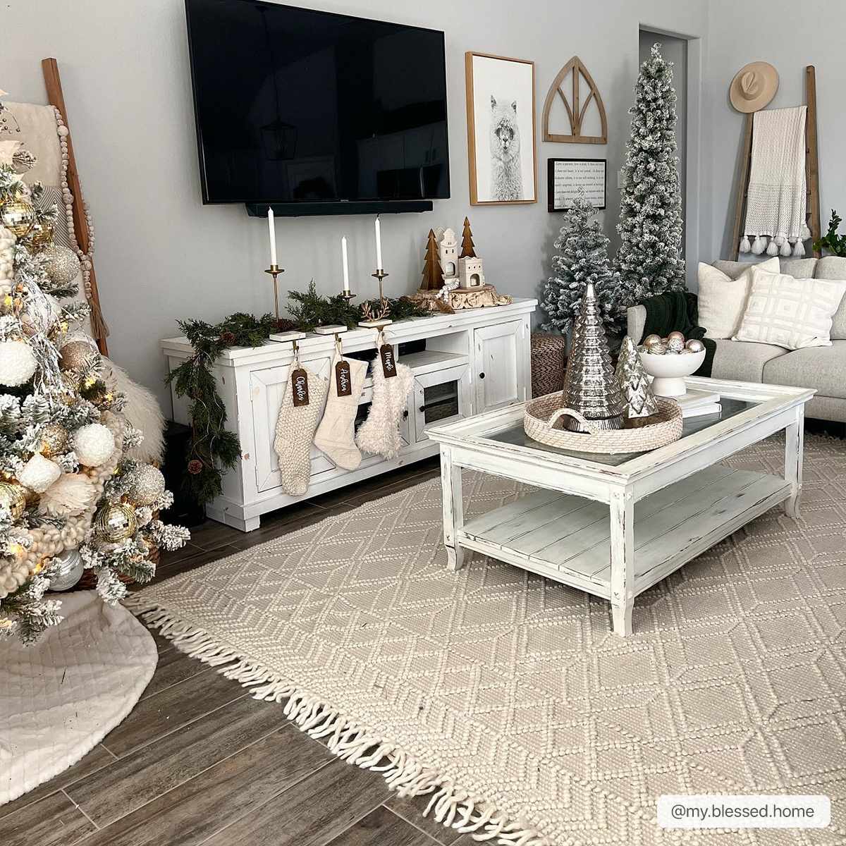 Ramsbury Beige Trellis Wool Rug - Ornate Home