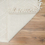 Ramsbury Beige Trellis Wool Rug - Ornate Home