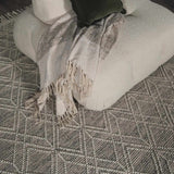 Ramsbury Beige Trellis Wool Rug - Ornate Home