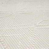 Ramsbury Beige Trellis Wool Rug - Ornate Home