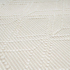 Ramsbury Beige Trellis Wool Rug - Ornate Home