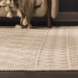 Ramsbury Beige Trellis Wool Rug - Ornate Home