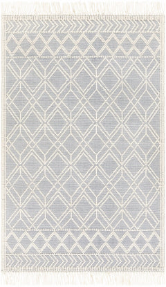 Ramsbury Denim Blue Wool Rug - Ornate Home