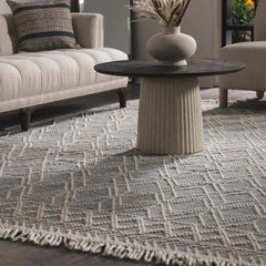 Ramsbury Denim Blue Wool Rug - Ornate Home