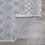 Ramsbury Denim Blue Wool Rug - Ornate Home