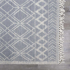 Ramsbury Denim Blue Wool Rug - Ornate Home