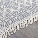 Ramsbury Denim Blue Wool Rug - Ornate Home