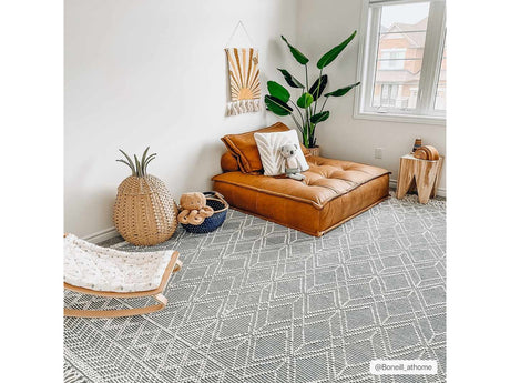 Ramsbury Ivory & Blue Area Rug - Ornate Home