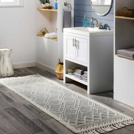 Ramsbury Ivory & Blue Area Rug - Ornate Home