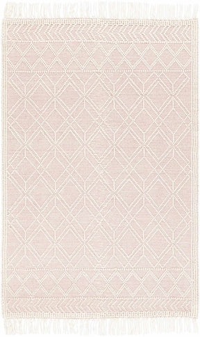 Ramsbury Soft Pink Wool Rug - Clearance - Ornate Home