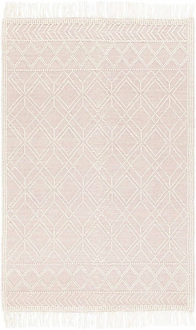 Ramsbury Soft Pink Wool Rug - Clearance - Ornate Home