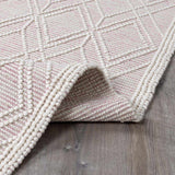 Ramsbury Soft Pink Wool Rug - Clearance - Ornate Home