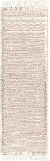 Ramsbury Soft Pink Wool Rug - Clearance - Ornate Home