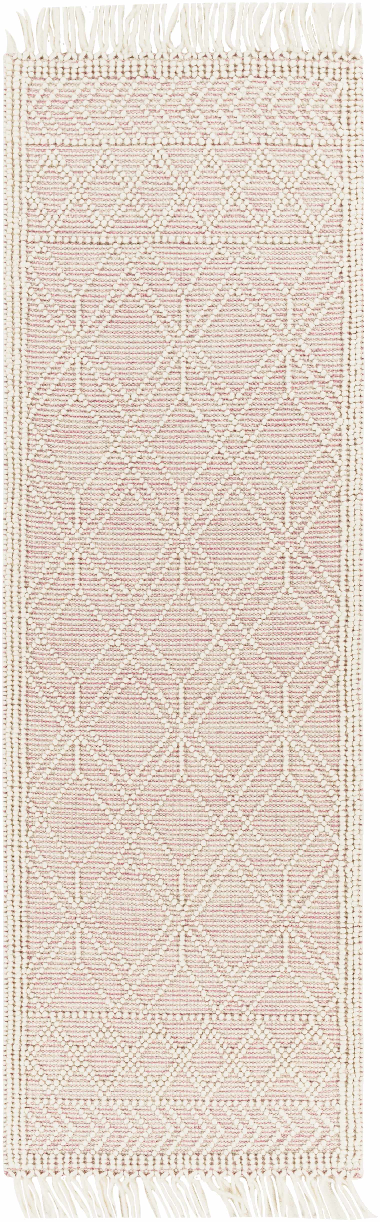 Ramsbury Soft Pink Wool Rug - Clearance - Ornate Home
