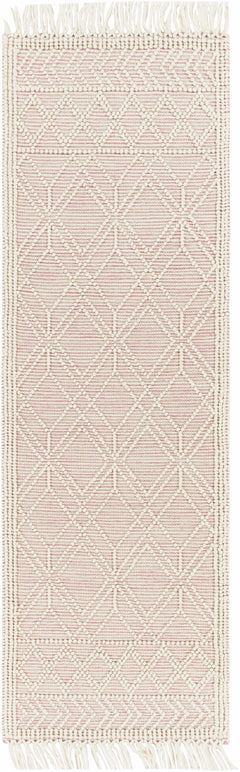 Ramsbury Soft Pink Wool Rug - Clearance - Ornate Home