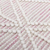 Ramsbury Soft Pink Wool Rug - Clearance - Ornate Home
