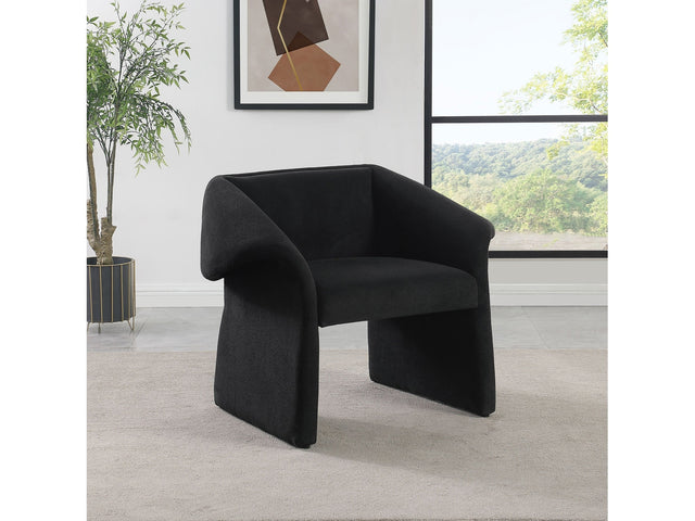 Ramsey Black Accent Chair - Ornate Home