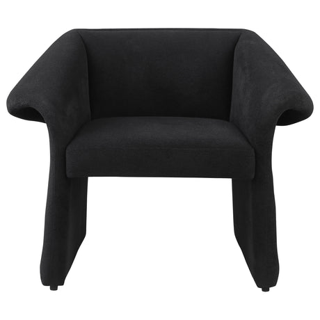 Ramsey Black Accent Chair - Ornate Home