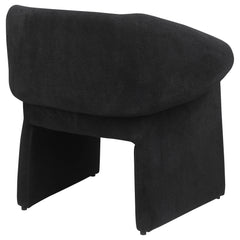 Ramsey Black Accent Chair - Ornate Home
